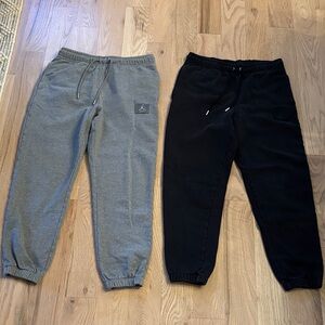 Jordan men’s Sweatpants Set - Gray and Black